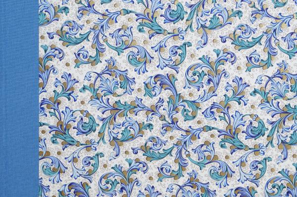 hellblaues Designpapier Venezia Papeterie Schreibweise